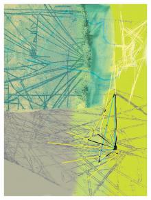 Lorraine Tady, Navigation Series, Compass, Archival Pigment Print on Hahnemühle Photo Rag 308 gsm, 22
