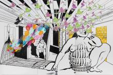 Ebeco Muslimova at the Drawinng Center 2021