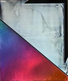 Jimi Gleason, Indo, Silver Deposit and Acrylic on Canvas, 18