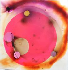 Smoke Painting Eclipse Pink #11